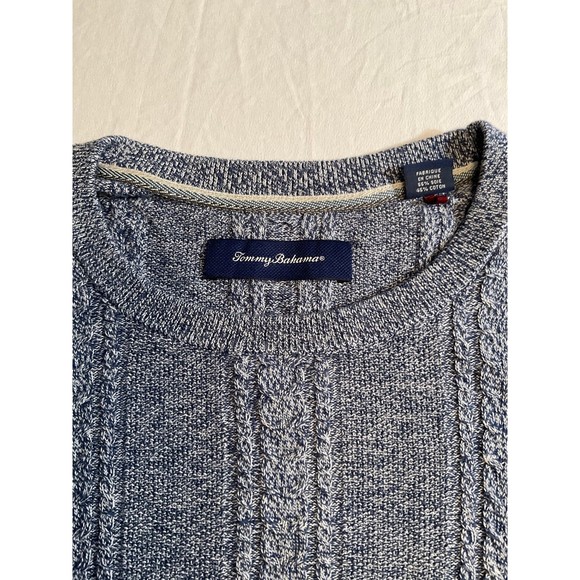 Men's XXL Tommy Bahama Blue Sweater - Picture 2 of 4